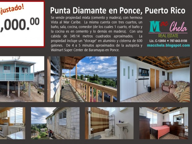 Punta Diamante - Vista Al Mar! venta en Ponce, PR