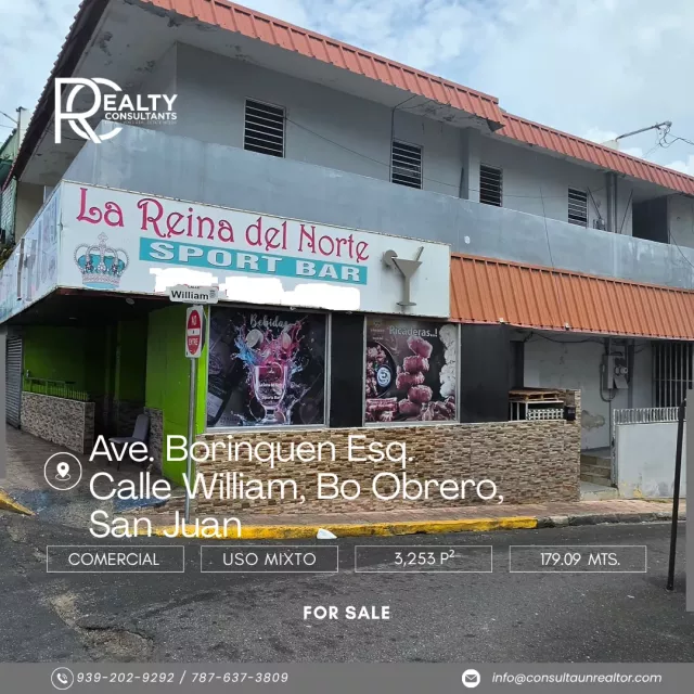 Ave. Borinquen Esq. Calle William Bo. Obrero venta en San Juan, PR