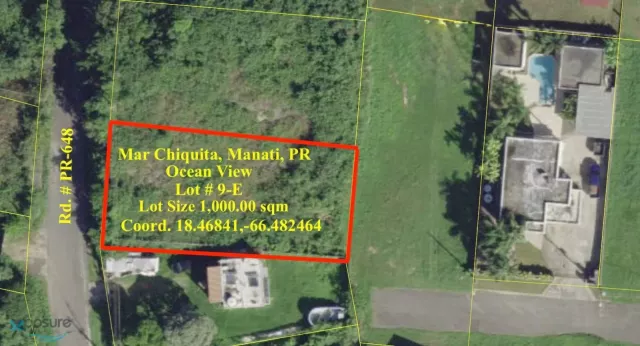 Sector Mar Chiquita venta en Manati, PR